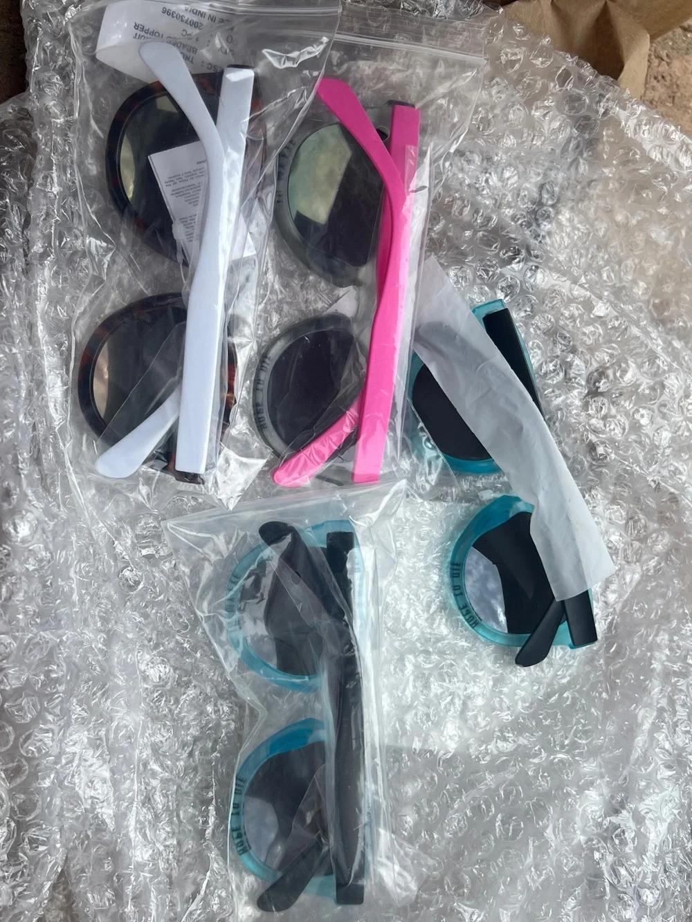 CROSS MY HEART HOPE TO DIE STICK A NEEDLE Mirrored Sunglasses Fraudster Bundle
